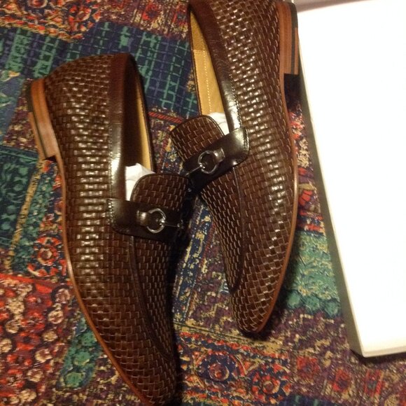 Curatore Men\'s Donato Woven Brown leather Bit Loafers - 11 (EU44) - New with Box main image 9